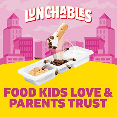 Lunchables S'mores Dippers Snack Pack with Honey Graham Sticks (Milk Chocolate Chips & Marshmallow Creme, 12 ct Pack, 2.3 oz Trays)