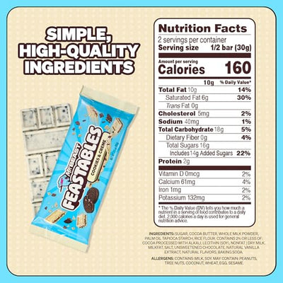 Feastables Cookies Cream King 2.1z 60 g 24 Per Box