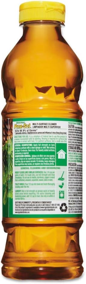 Pine-Sol Lemon Cleaner 24 oz Bottle (Pack of 12)