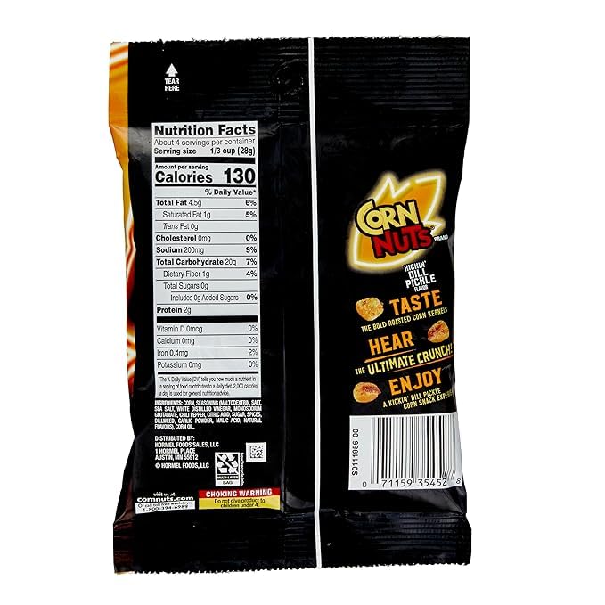 Corn Nuts Kickin' Dill Pickle Flavored Corn Kernels 4 oz Wholesale