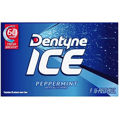 Dentyne Ice Peppermint 9 Per Box