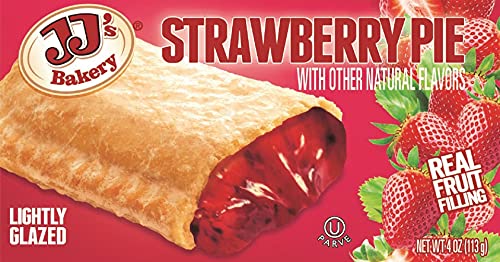 JJ's Bakery Strawberry Snack Pies 4 oz 12-Pack Wholesale