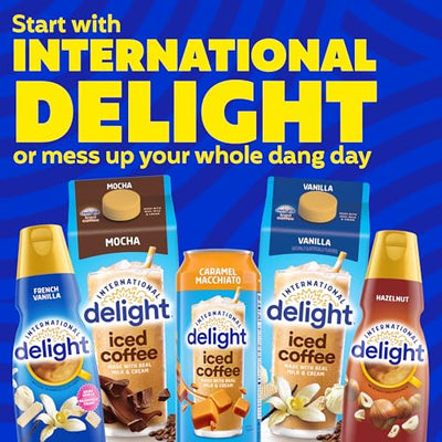 International Delight Iced Coffee, REESE'S, Grab and Go Coffee Drinks Made with Real Milk and Cream, 15 fl oz (Pack of 12)