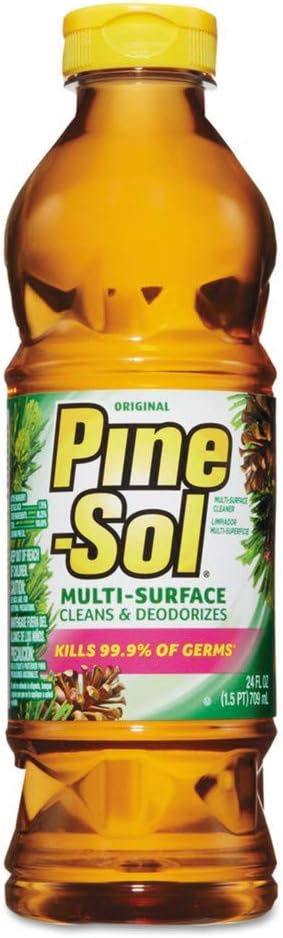 Pine-Sol Lemon Cleaner 24 oz Bottle (Pack of 12)