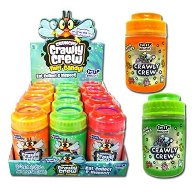 Kidsmania Crunchy Crawly Crew Tart Candy, 12 Count