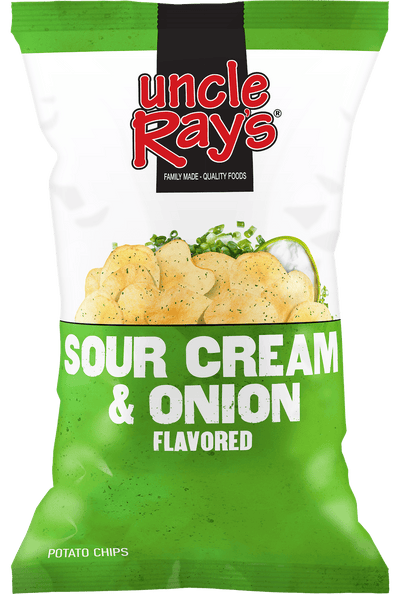 Uncle Ray's Sour Cream & Onion Chips, 8.5 oz (Pack of 9)