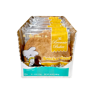 Brownie Baker Snickerdoodle Cookie, Pack of 12