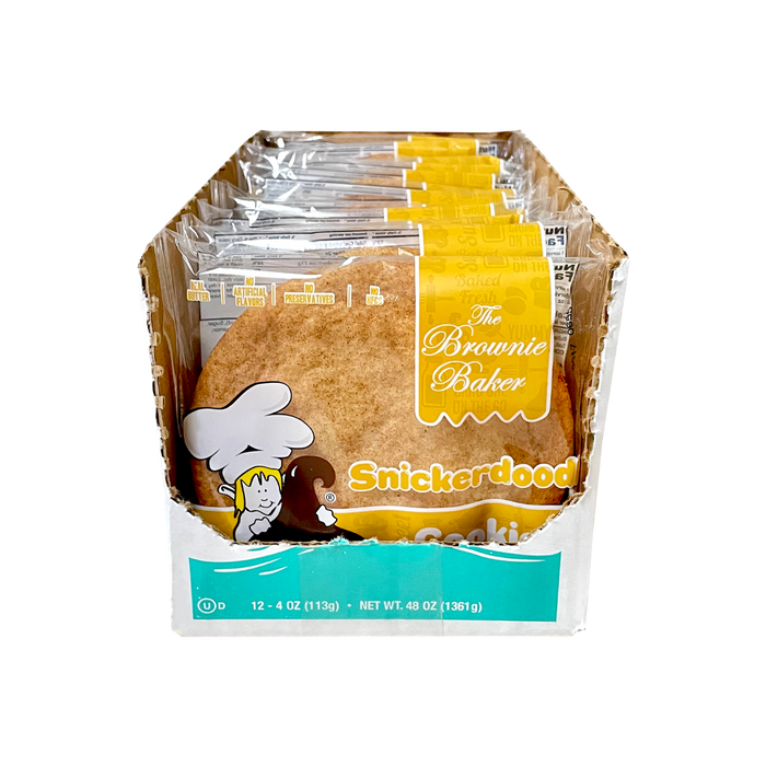 The Brownie Baker Cookie Snickerdoodle (Pack of 12)