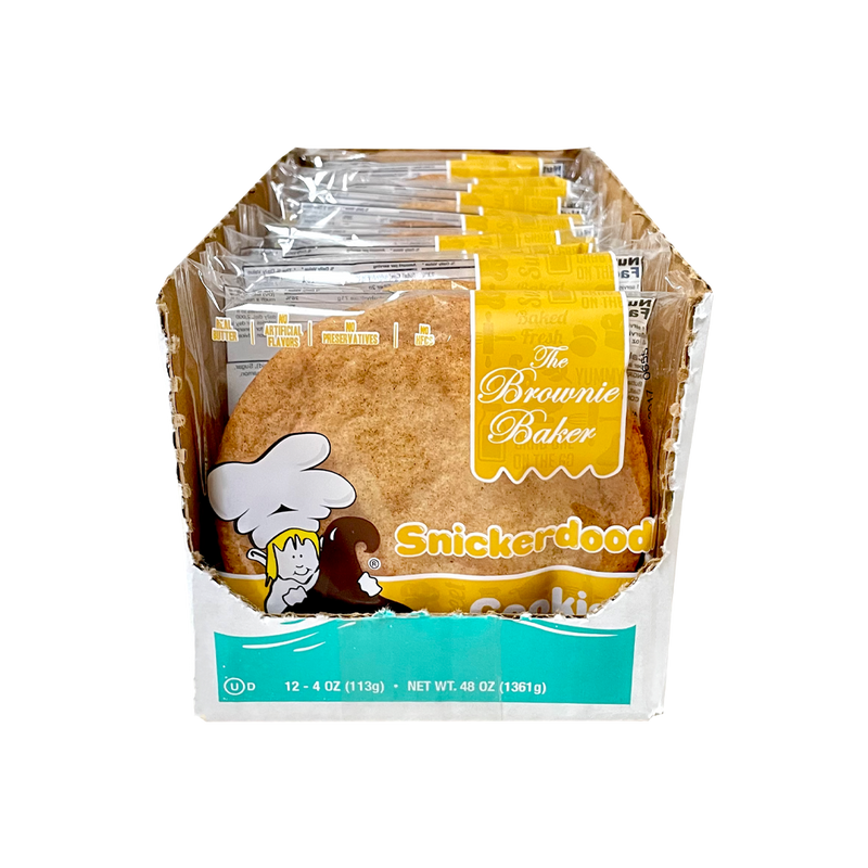 Brownie Baker Snickerdoodle Cookie, Pack of 12