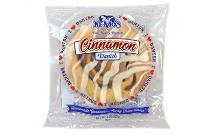 Ne-Mo's Bakery Round Cinnamon Danish (Pack of 12)