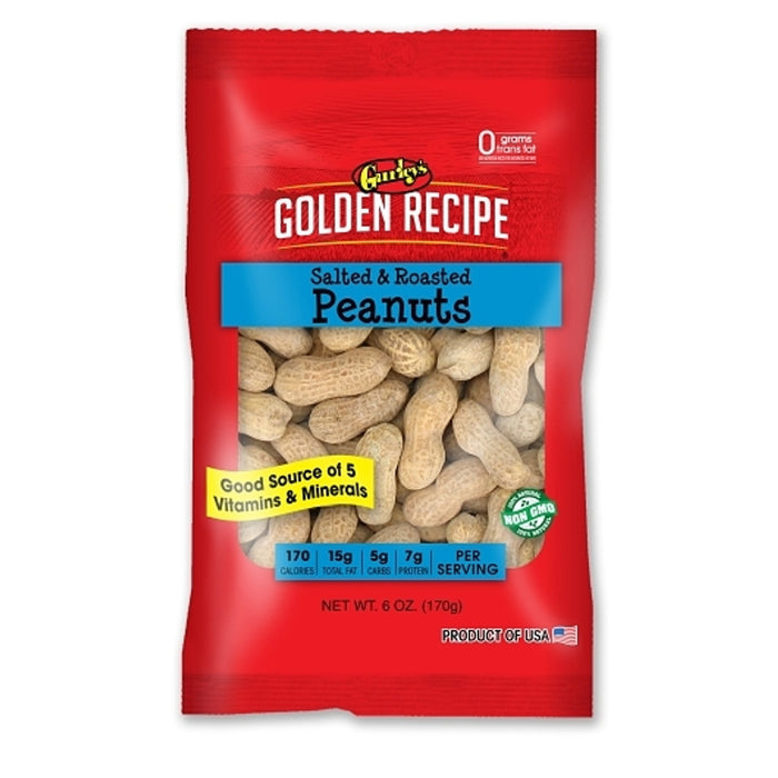Gurley's Jumbo In Shell Peanuts Roasted & Salted 6 oz