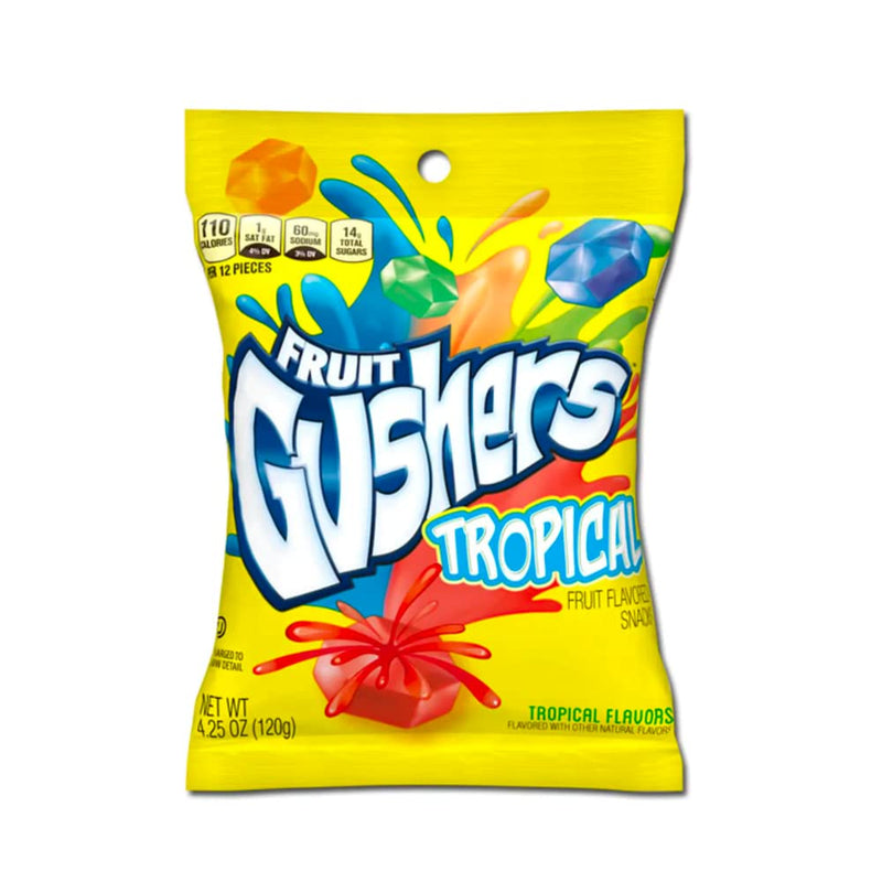 Gushers Tropical Fruit Snacks, 4.25 oz (Pack of 1)