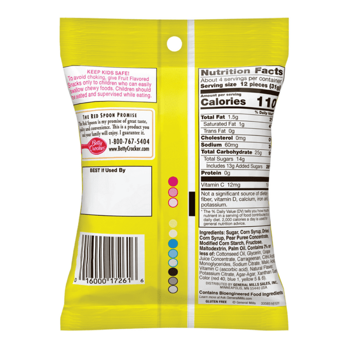 Gushers Tropical Flavor Fruit Snacks 4.25 oz 48-Count Wholesale Pack
