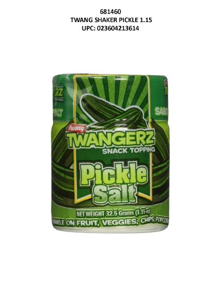 Twangerz Pickle Seasoning Salt Snack Topping, 1.15-Ounce Shaker (Pack of 10)