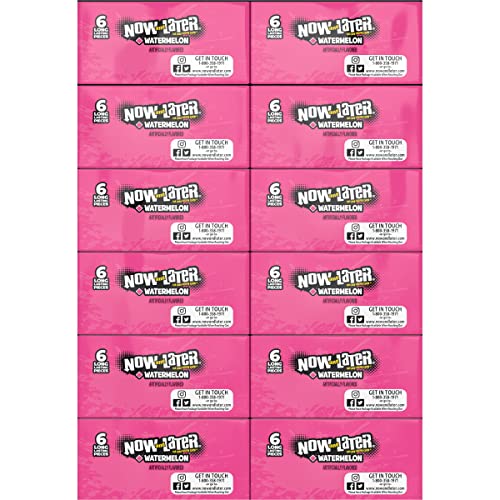 Now & Later Original Watermelon Chewable Candies 24-Count Wholesale Box