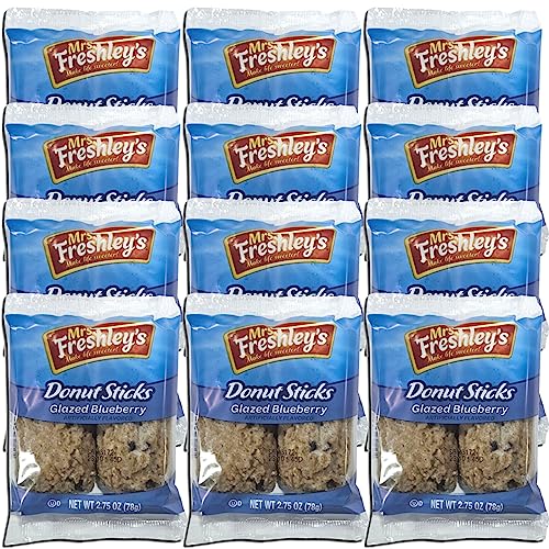 Mrs Freshley's Donut Sticks Brwn Sgr Cinn 2pk 12 Per Box