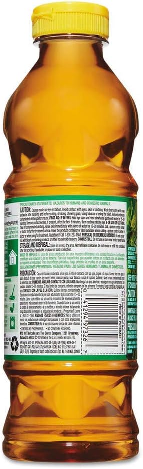 Pine-Sol Lemon Cleaner 24 oz Bottle (Pack of 12)