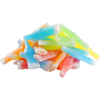 Nik-L-Nip Wax Bottles Candy, Assorted Fruit Flavors, Nostalgic Chewy Treats, 20.3 Pounds Bulk (Pack of 1)