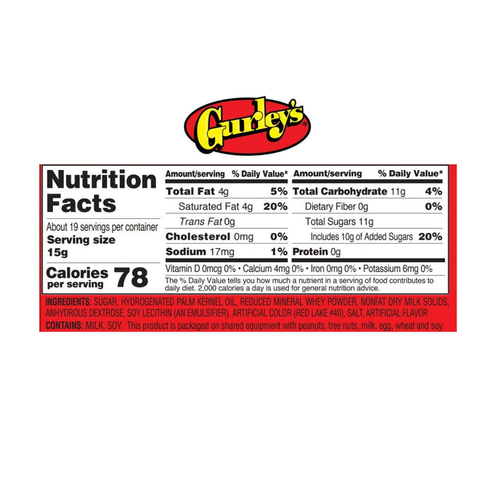 Gurley's Sweet Cherry Baking Chips 10 oz