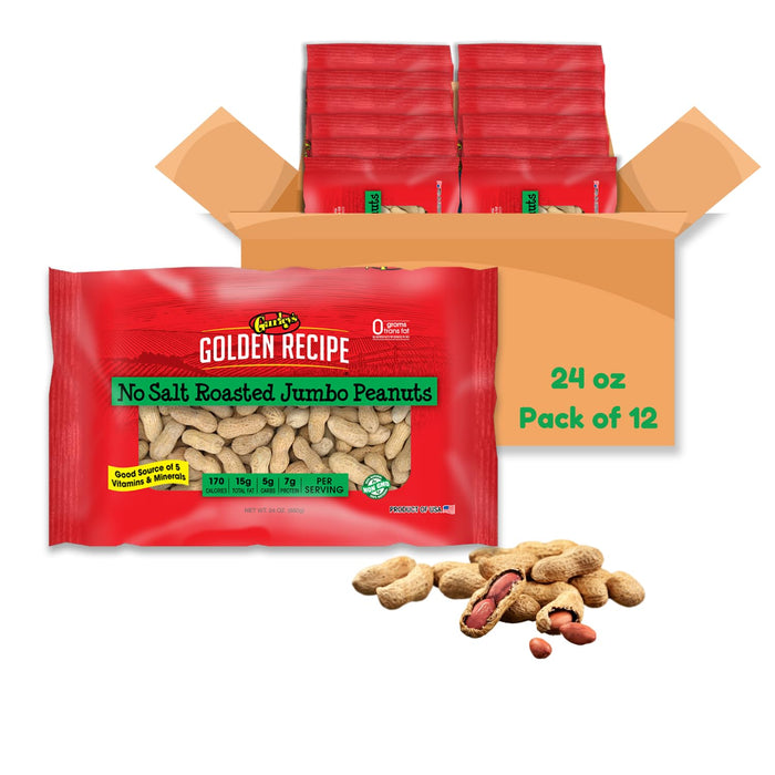 Gurley's Peanut Jumbo No Salt In-shell 24 oz