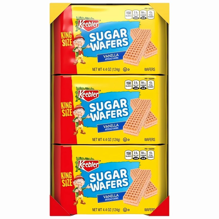 Sugar Wafer Vanilla Keeb King 4.4 oz 9 Per Box