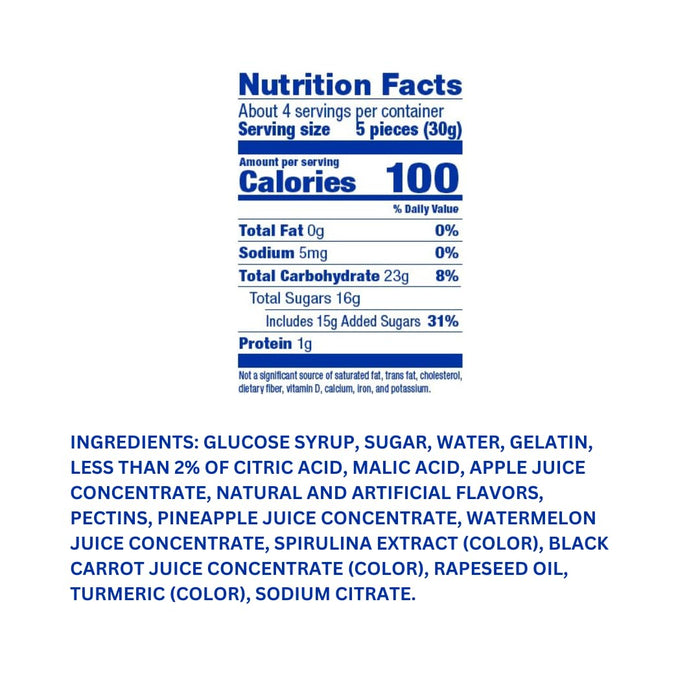 Hi-chew Gummies Sour Peg Bag 4.23 oz Single Bag