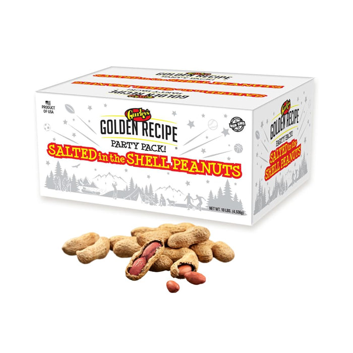 Gurley's Roasted Salted In Shell Fancy Peanuts 10 lb (Pack of 1)