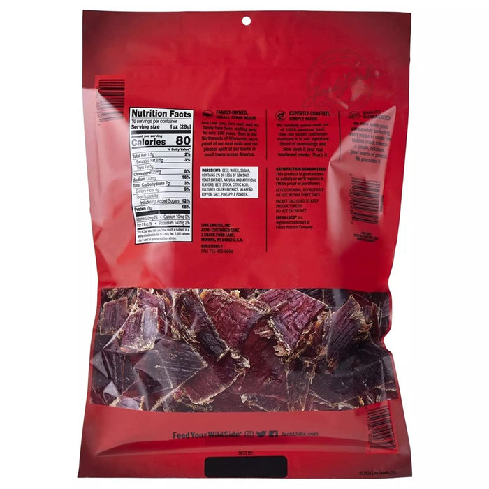 Jack Link's Link Jerky Peppered 10 oz Single Bag