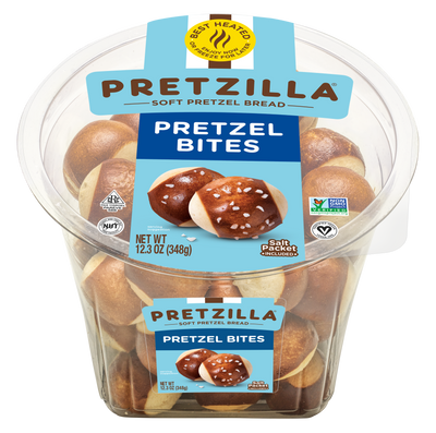 Pretzilla Soft Bites Tub Pretzels 12.3 oz 08ct