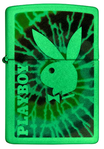 Zippo Playboy Tie-Dye Glow-in-the-Dark Pocket Lighter - Fun & Funky Design