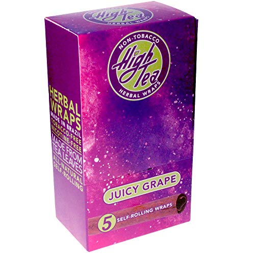High Tea Tea Herbal Wrap Grape 25 Per 5 Pack