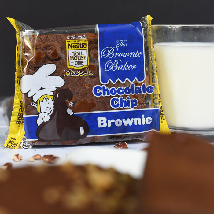 The Brownie Baker Chocolate Chip Brownie 4 oz 12-Pack Wholesale