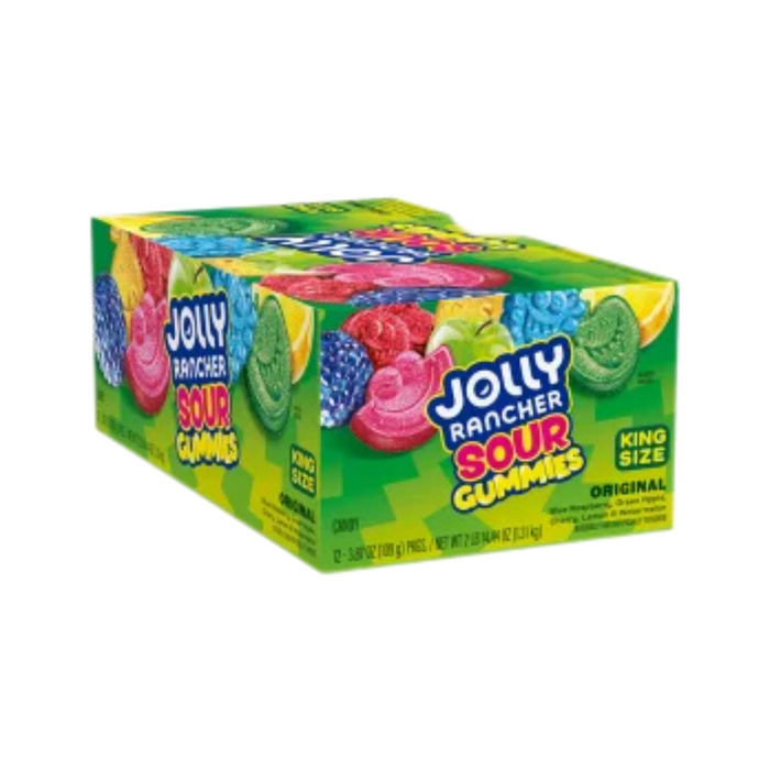Jolly Rancher Sour King Gummies Wholesale 12-Pack Bulk Candy