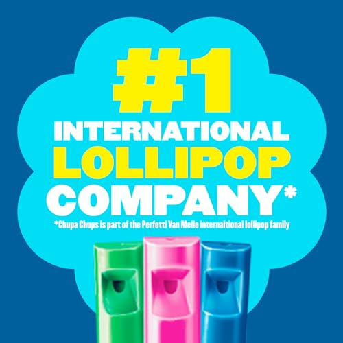 Chupa Chups Melody Pop Strawberry Flavor Whistle Lollipops 5-Count Wholesale