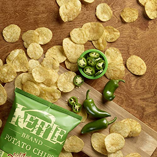 Kettle Brand Potato Chips, Jalapeno, 2 Oz (Pack of 6)