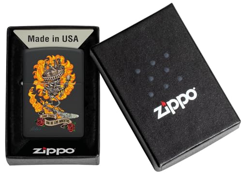 Zippo Rick Rietveld Black Matte Pocket Lighter