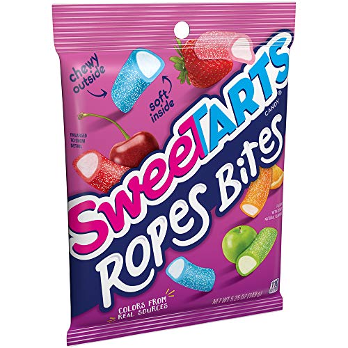 SweeTARTS Ropes Bites, 5.25 Ounce, Pack of 12