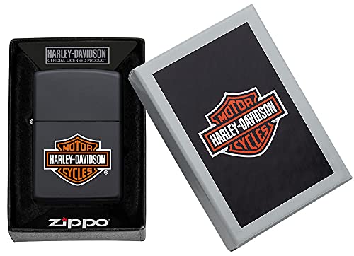 Zippo Z-00218HD.H252 Harley Davidson Logo Lighter, Windproof Chrome Design, Collectible Series