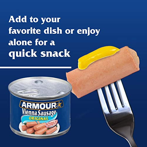 Armour Star Vienna Sausage, Original Flavor, Canned Sausage, 9.25 oz