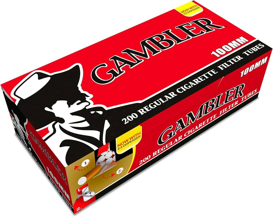 Gambler Regular 100mm Cigarette Tubes - 200ct
