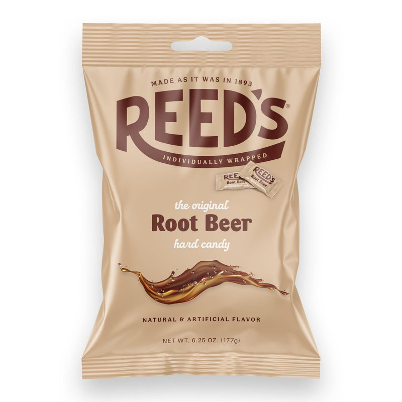 Reed’s Individually Wrapped Root Beer Candy 6.25 oz Bag