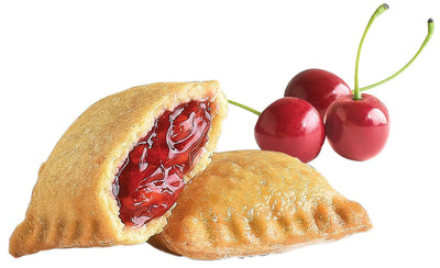 JJ's Bakery Mini Cherry Pies Individually Wrapped On The Go Pastry Handheld Snack Pies 6 Count Per Box (Pack of 12)