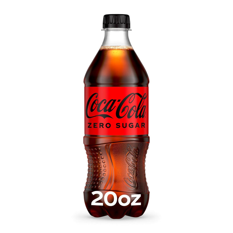 Coca Cola Coke Zero Sugar, 1.25 Pound 20 oz (Pack of 24)