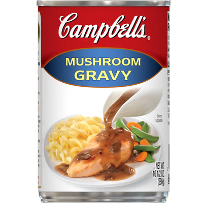 Campbell's Gravy, Mushroom, 10.5 oz. Can (Pack of 24)