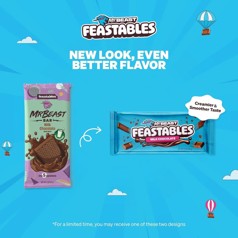 Feastables Milk Bar King 2.1z 60 g 24 Per Box