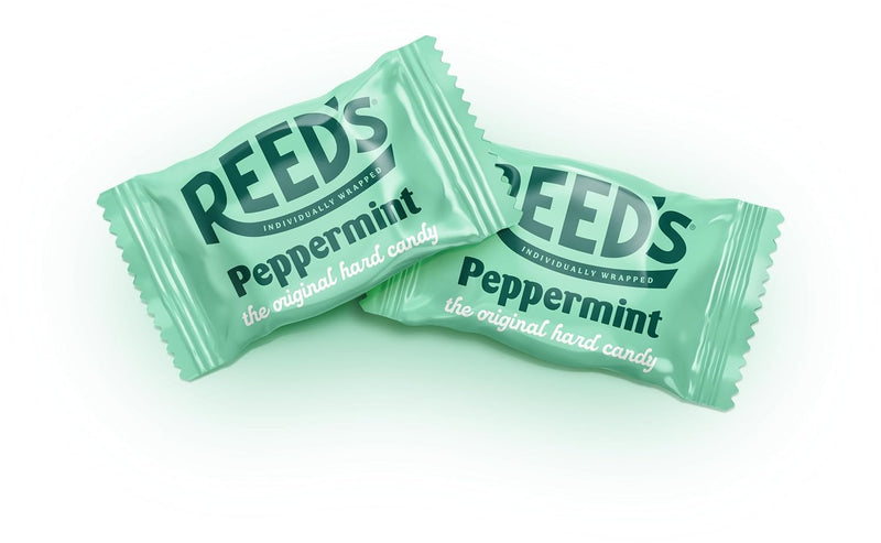 Reed’s Individually Wrapped Peppermint Candy, Traditional Hard Peppermint, 6.25 oz Peg Bag (Pack of 1)