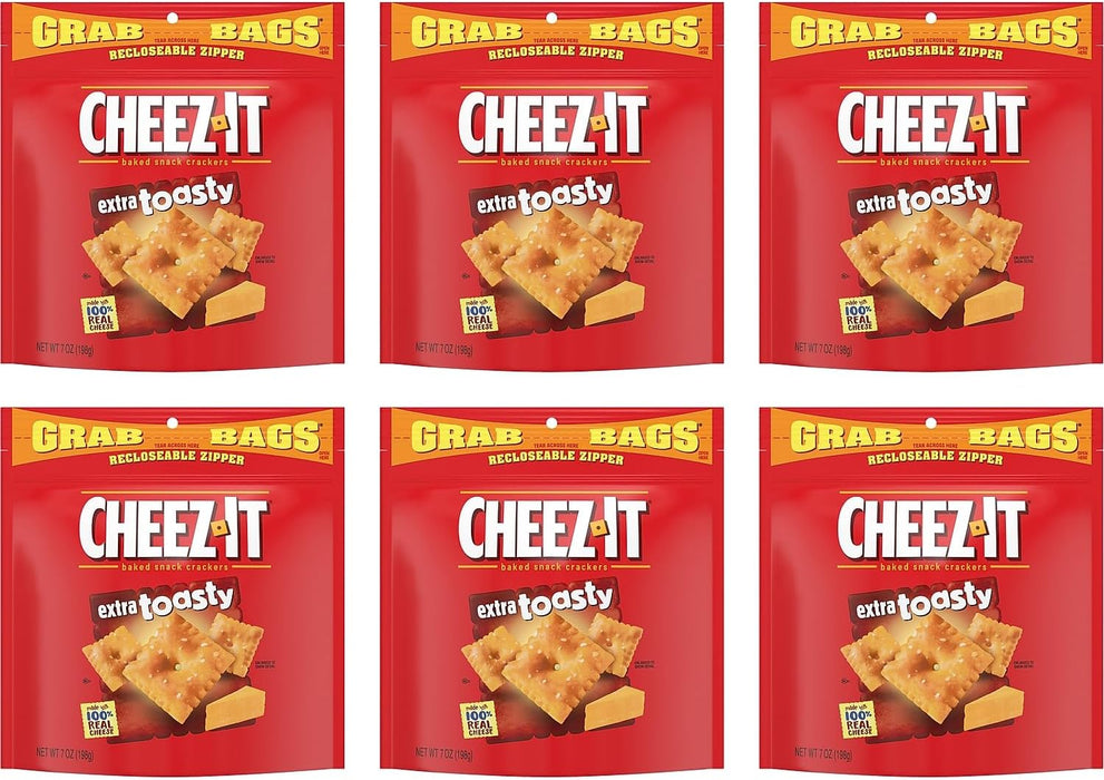 Cheez It Extra Toasty 7 oz 6 Per Case