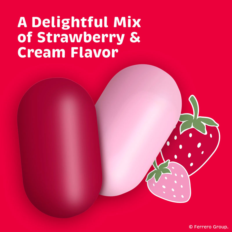 Tic Tac Strawberry & Cream Mints, Bulk 12 Pack, On-The-Go Refreshment, 1.7 oz Each