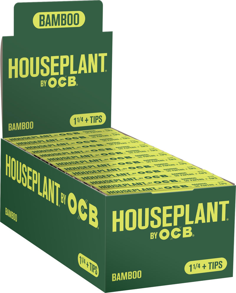 Houseplant® by OCB® Bamboo 1 1/4 Rolling Papers + Tips