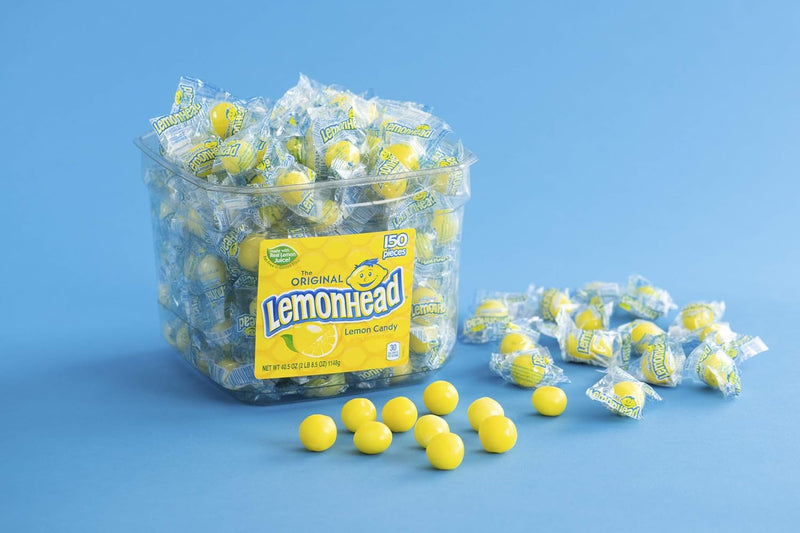 Lemonhead Candy, Jar (Pack of 150)